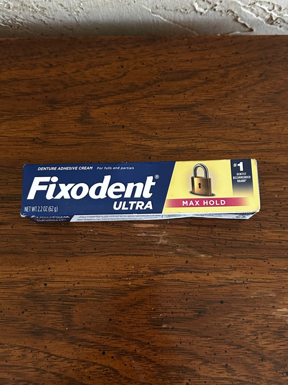 Fixodent Ultra Max Hold Denture Adhesive Cream- 2.2oz NIB
